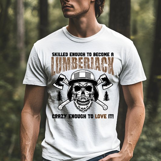 Lumberjack Love – 堅牢なスタイルと姿勢はっきりした Tシャツ