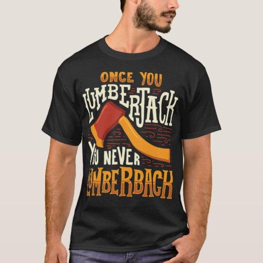 LUMBERJACK Once You Lumberjack誕生日 Tシャツ (正面)