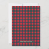 Lumberjack or Jill 性別お披露目パーティー 招待状 (裏面)