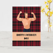 Lumberjack Plaidの父の日のカード兄弟 カード (黄色い花)