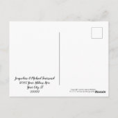 Lumberjack Plaid男の赤ちゃんはがきサンキューノート ポストカード (裏面)