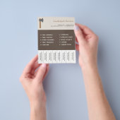 Lumberjack Servicesストリップフライヤーを引き裂く チラシ (手)