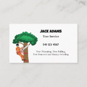 Lumberjack Tree Service名刺 名刺 (正面)