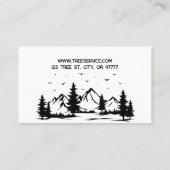 Lumberjack Tree Service名刺 名刺 (裏面)