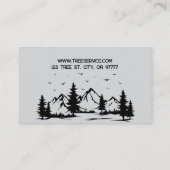 Lumberjack Tree Service名刺 名刺 (裏面)