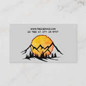 Lumberjack Tree Service名刺 名刺 (裏面)