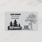 Lumberjack Tree Service名刺 名刺 (正面)
