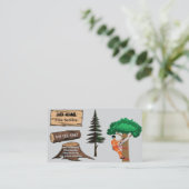 Lumberjack Tree Service名刺 名刺 (スタンド正面)
