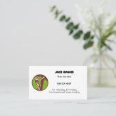 Lumberjack Tree Service名刺 名刺 (スタンド正面)