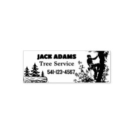 Lumberjack Tree Service セルフインキングスタンプ