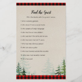 Lumberjack Water color Find the Guest game