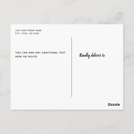 Lumberjack Wild One Boysの1番目の誕生日パーティー ポストカード (裏面)