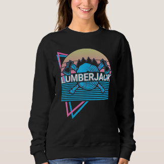 Lumberjack Wood Working Retro スウェットシャツ