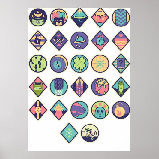 Lumberjanes Patches ポスター (正面)