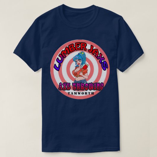 LumberJaxs Ax投下1 Tシャツ (デザイン正面)