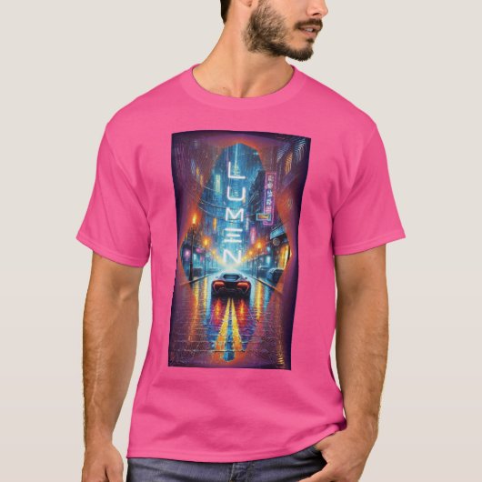 LUMEN Alone in the City of Lights friend Tシャツ (正面)
