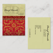 Lumiéreの専門のカスタムなバロック 名刺 (正面/裏面)