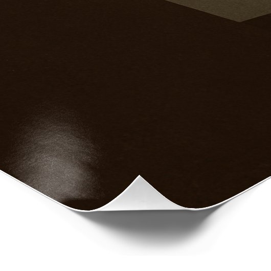 Lumière Dorée – Silhouettes Urbaine ポスター (コーナー)