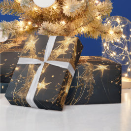 Lumina Arbor – Golden Tree Gift Wrap ラッピングペーパー