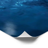 Lumineo White & Blue Winter Poster ポスター (コーナー)