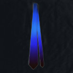 Luminescent Blue Gradient Ombre Neck Tie ネクタイ<br><div class="desc">Luminescent Blue Gradient Ombre</div>