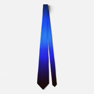Luminescent Blue Gradient Ombre Neck Tie ネクタイ