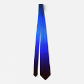 Luminescent Blue Gradient Ombre Neck Tie ネクタイ (裏面)