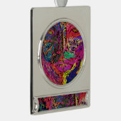 Luminescent Female Silhouette Banner Ornament シルバープレートバナーオーナメント (右)