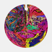 Luminescent Female Silhouette Metal Ornament メタルオーナメント (裏面)