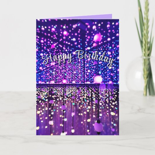 Luminosity to Infinity誕生日カード カード (正面)