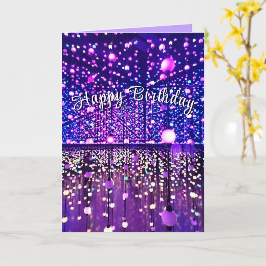 Luminosity to Infinity誕生日カード カード (黄色い花)