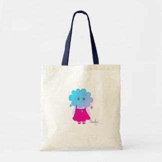 Luminoso Azul Radiante Cloudy Expressão Emocional トートバッグ
