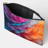 Luminous Abstract Tissue Paper Layers アクセサリーポーチ (見開き)