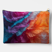 Luminous Abstract Tissue Paper Layers アクセサリーポーチ (裏面)