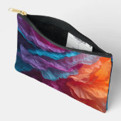 Luminous Abstract Tissue Paper Layers アクセサリーポーチ (見開き)