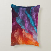 Luminous Abstract Tissue Paper Layers アクセントクッション (裏面(縦))