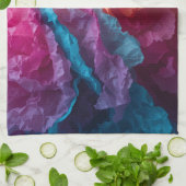 Luminous Abstract Tissue Paper Layers キッチンタオル (折り畳み)
