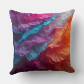 Luminous Abstract Tissue Paper Layers クッション (裏面)