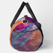 Luminous Abstract Tissue Paper Layers ダッフルバッグ (右)