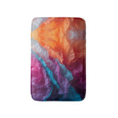 Luminous Abstract Tissue Paper Layers バスマット (正面縦)