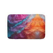 Luminous Abstract Tissue Paper Layers バスマット (正面)