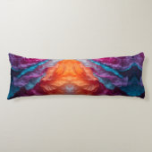 Luminous Abstract Tissue Paper Layers ボディピロー (正面)