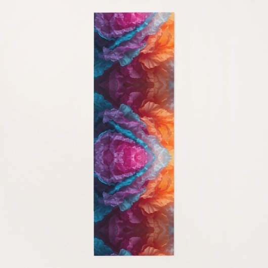 Luminous Abstract Tissue Paper Layers ヨガマット (裏面)