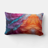 Luminous Abstract Tissue Paper Layers ランバークッション (裏面)