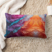 Luminous Abstract Tissue Paper Layers ランバークッション (ブランケット)