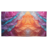 Luminous Abstract Tissue Paper Layers 枕カバー (正面左)