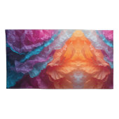 Luminous Abstract Tissue Paper Layers 枕カバー (裏面-右)