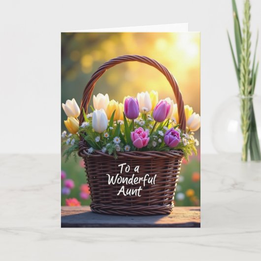 Luminous Aunt Mothers Day Card カード (正面)