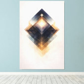 Luminous Axis キャンバスプリント (インサイチュ (ウッドフロア))