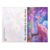 Luminous Bird At Night Notepad ノートパッド (正面)